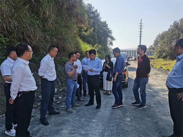 5月5日，縣委常委、常務(wù)副縣長吳志平調(diào)研熱電聯(lián)產(chǎn)地塊情況。.jpg