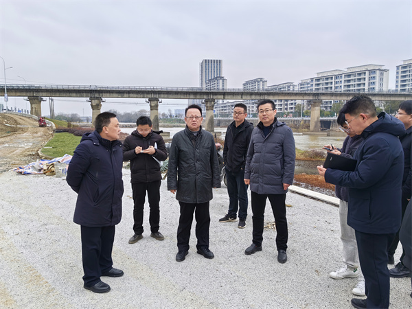 1月20日，汪凱書記到豐樂河環(huán)境整治項目進(jìn)行調(diào)研，洪董、張總陪同1。.jpg
